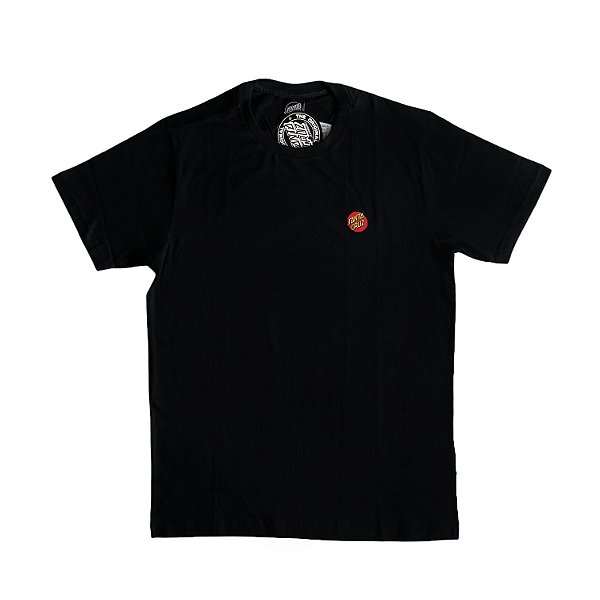 Camiseta Santa Cruz Classic Dot Chest Preto