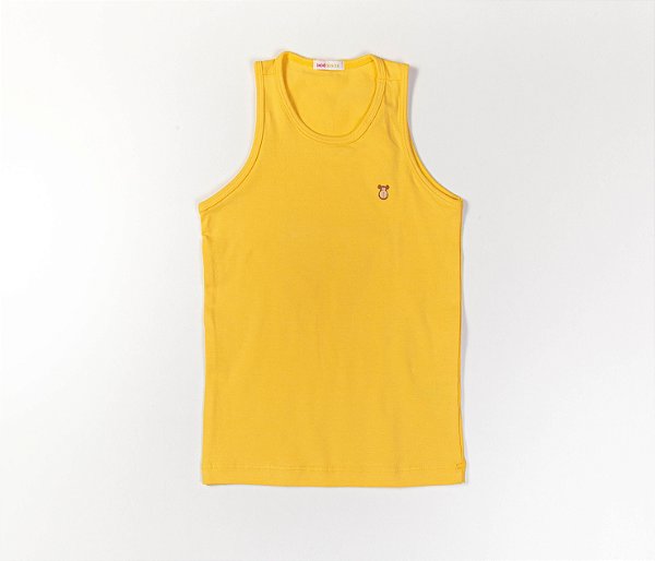 Camiseta Infantil Cotton Cor Amarelo