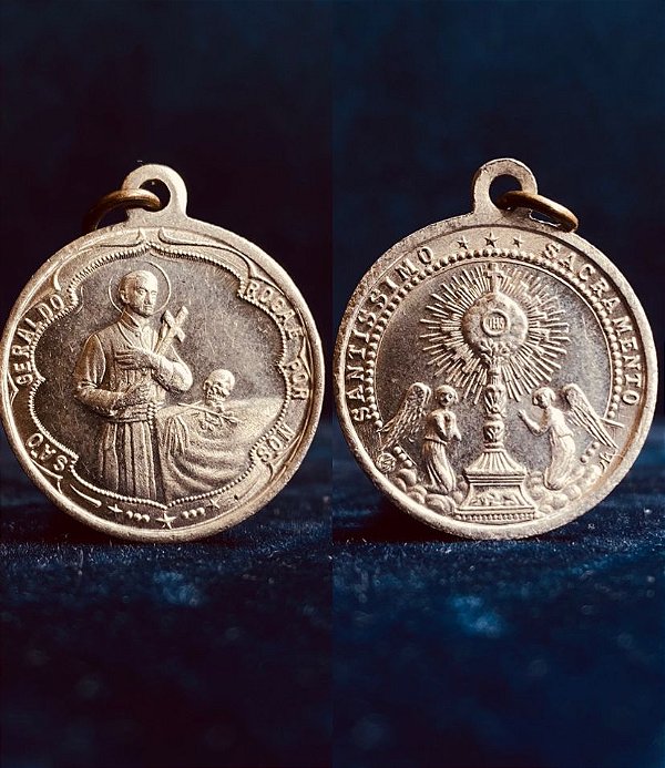Medalha de São Geraldo Magela e Santíssimo Sacramento