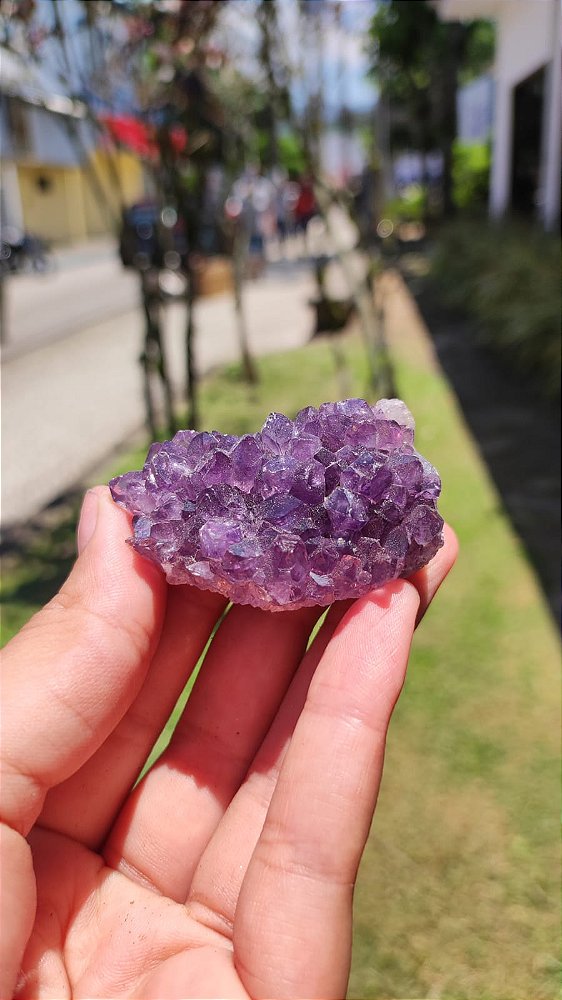 Drusa Ametista l Conexão Espiritual e Transmutação do Ambiente