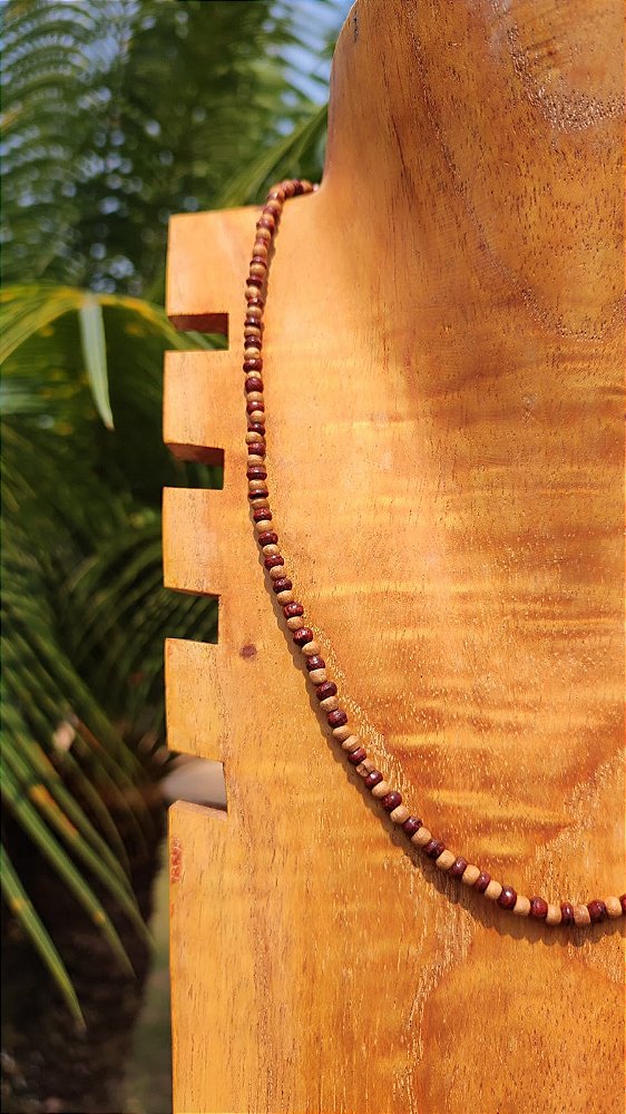 Colar de Sandalo com Mirra Original India  44 cm