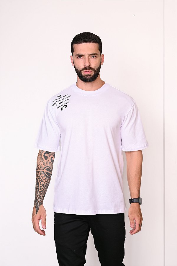 CAMISETA OVERSIZED BRANCO SILK PREMIUM