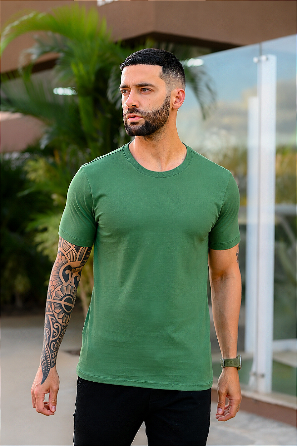 Camiseta Lisa Verde
