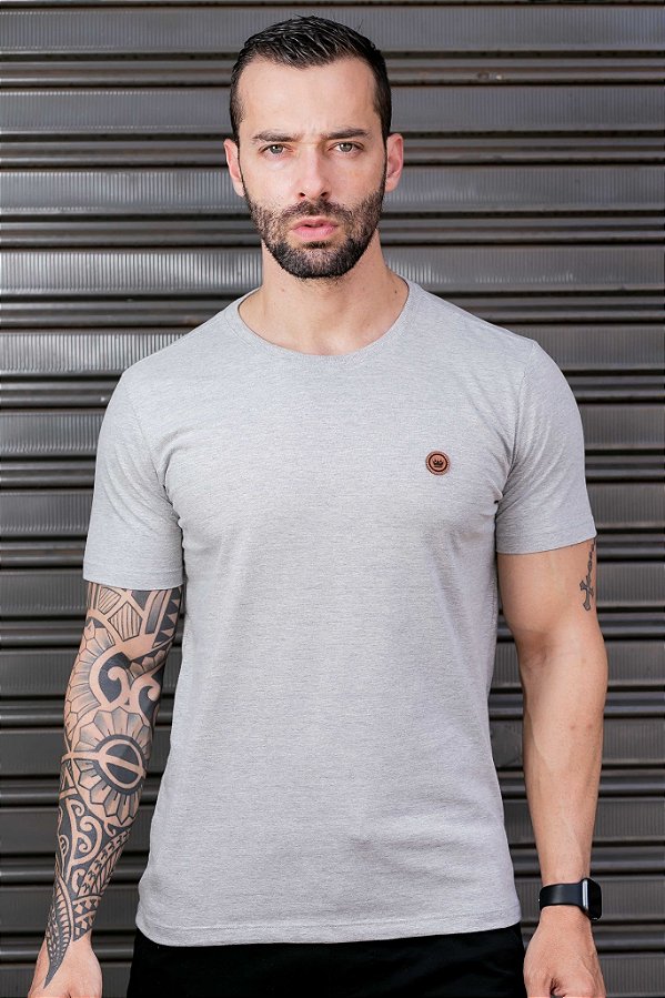 Camiseta Básica Mescla Médio