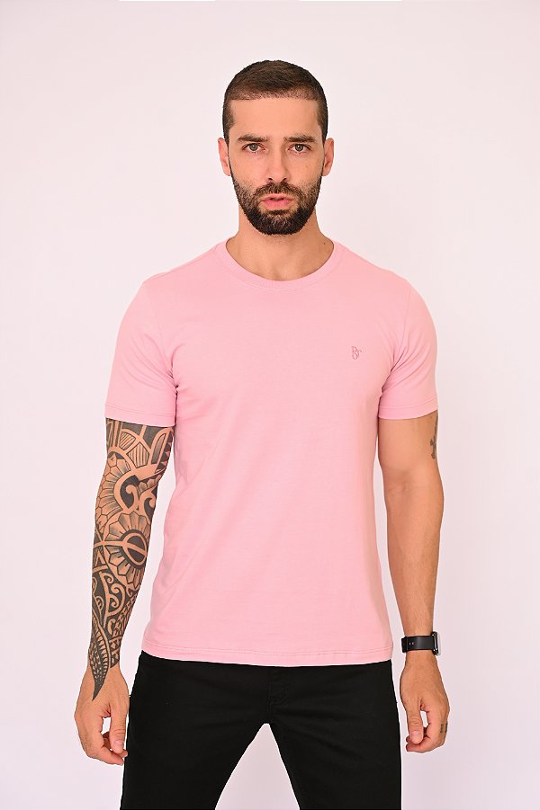 Camiseta Básica Rosa
