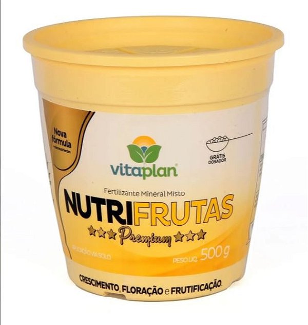 Fertilizante Para Frutificação Mineral Nutrifrutas 12-07-16 - 250/500 gr