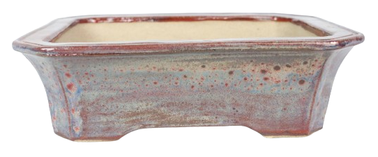 Vaso Retangular Esmaltado Onodera 19,5 X 14,5 X 4,5 cm