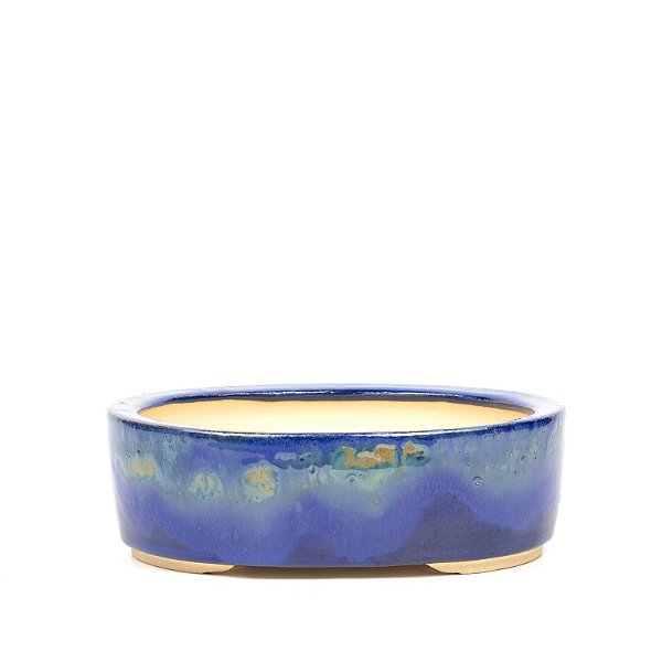 Vaso Oval Esmaltado Onodera 21,5 X 17 X 6 cm