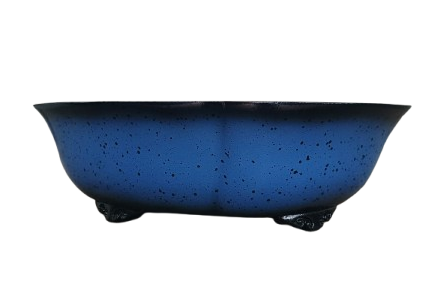 Vaso Para Bonsai Oval Flor Koda em Fibra de Vidro de Alta Resistência 36 X 29 X 8 cm