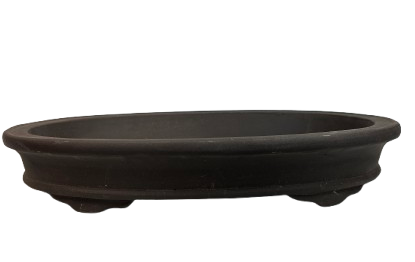 VASO OVAL CHINES YIXING 50x36x7 (CHU136B)