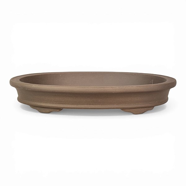 Vaso de Bonsai Grande Oval Chinês Yixing 50 X 36 X 8,5 cm