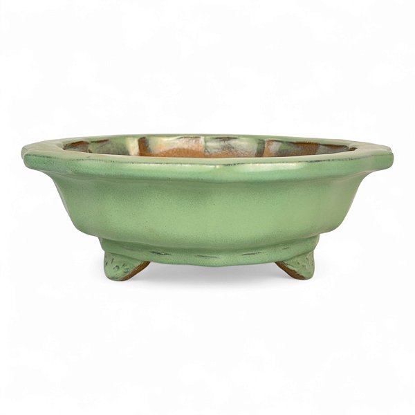 Vaso Flor Importado Chinês Esmaltado 22 x 7 cm