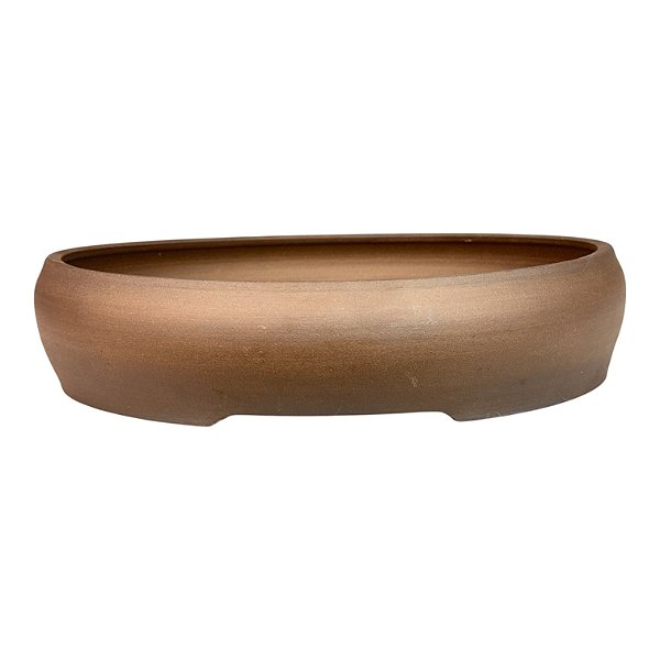 Vaso Oval Terracota Flavio Costa 28 X 23,5 X 6 cm