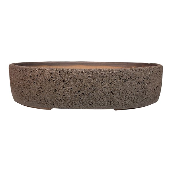 Vaso Oval Terracota Flavio Costa 20 X 17 X 5 cm