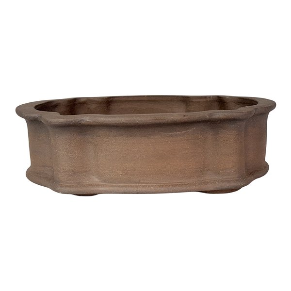 Vaso Oval Moco Terracota Flavio Costa 19,5 X 15,5 X 5,5 cm