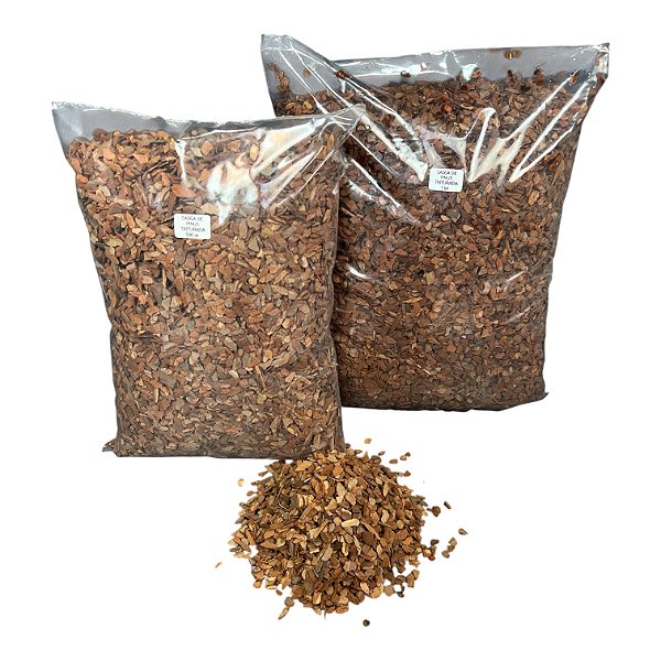 Casca de Pinus Triturada para Bonsai