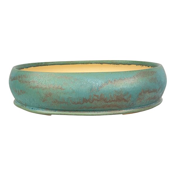 Vaso Oval Esmaltado Pine 32 X 26 X 8 cm