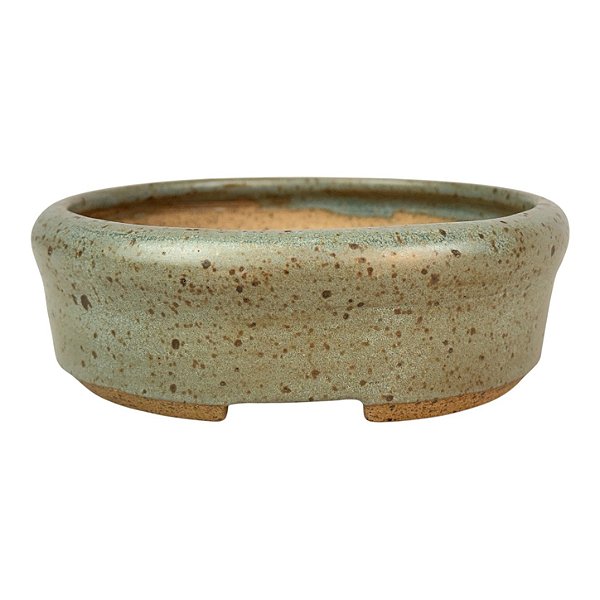 Vaso Bandeja Para Bonsai Redondo Esmaltado Pine 12,5 X 4 cm