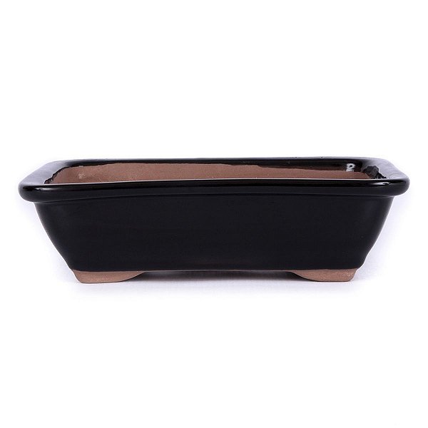 Vaso para Bonsai Petrópolis Retangular Esmaltado 20 x 14,5 x 5,5 cm