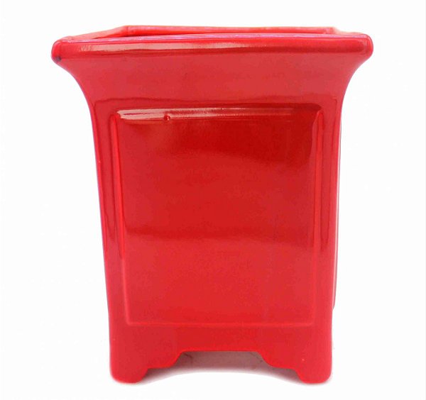 Vaso para Bonsai Esmaltado Kengai Petrópolis 20 x 20 x 26 cm