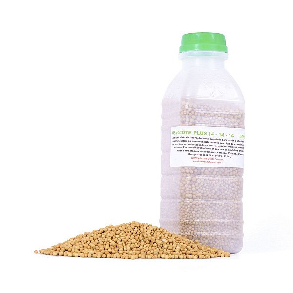 Fertilizante Osmocote para Bonsai 250/500 gramas – Liberação Lenta (14-14-14)