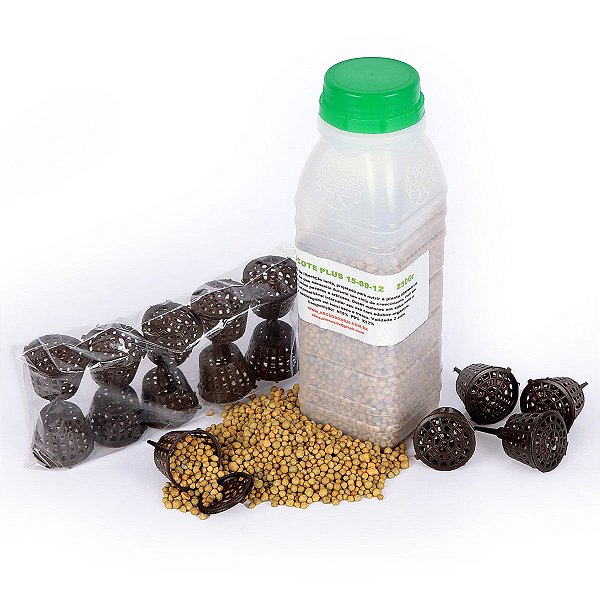 Kit Completo com Porta Adubos Médio para Bonsai + Osmocote 250 gr (15-09-12)