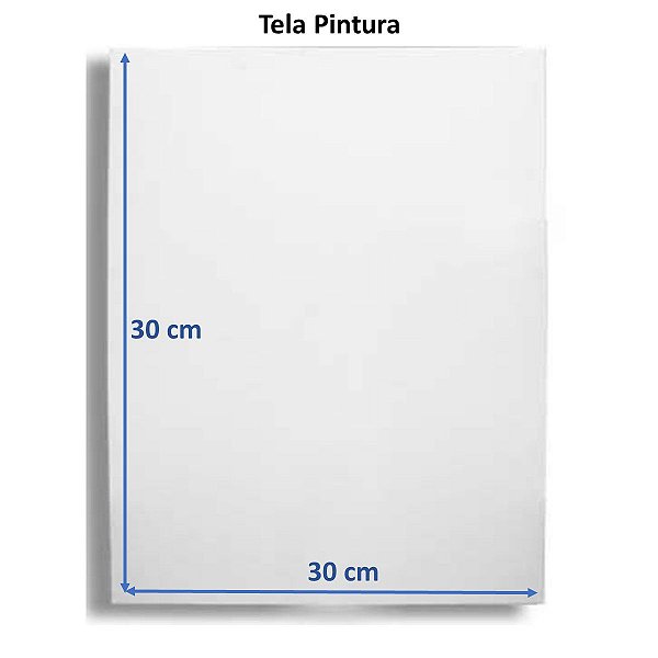 Tela para Pintura 30X30cm – Souzart