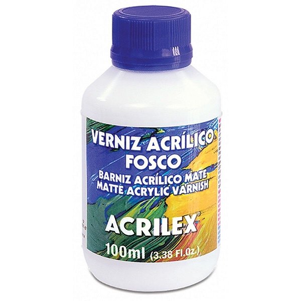 Verniz Acrílico Fosco 100ml Transparente - Acrilex