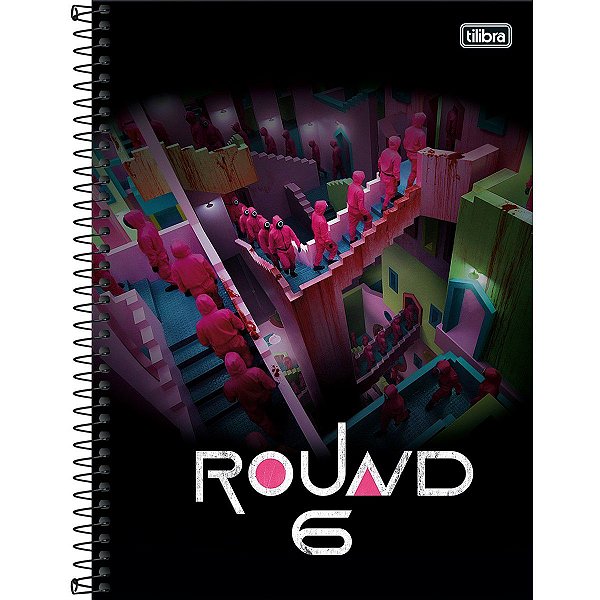 Caderno Round 6 Espiral 10m 160f CD Escada Tilibra Escolar