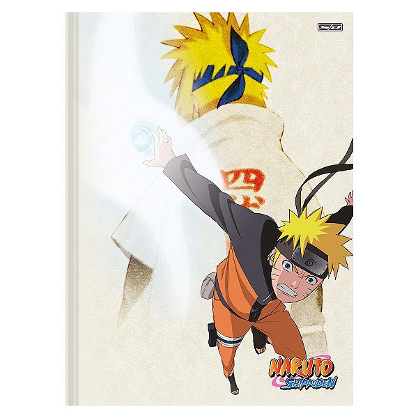 CADERNO ECOLÓGICO CAPA DURA 96 FOLHAS - NARUTO UZUMAKI