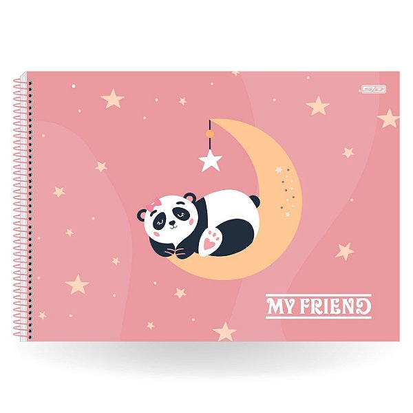 Caderno de desenho Panda