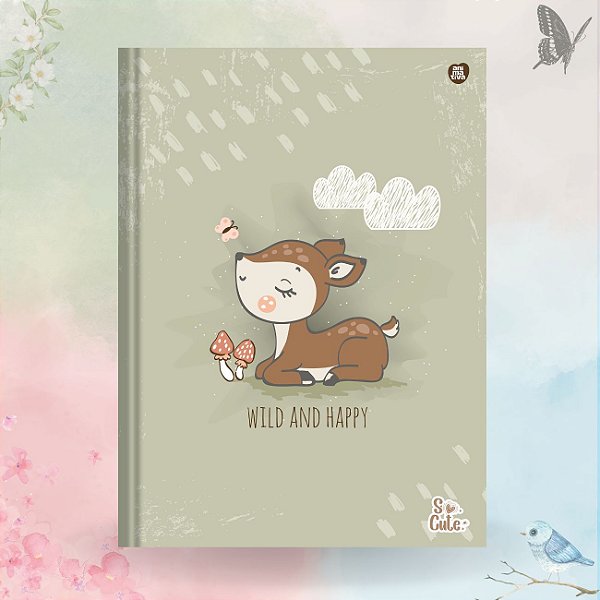 Caderno Brochura 80fls Capa Dura So Cute 2025 São Domingos CP2