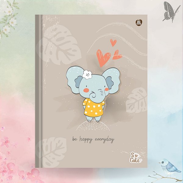 Caderno Brochura 80fls Capa Dura So Cute 2025 São Domingos CP3