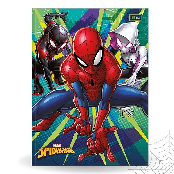 Caderno Brochura 80fls Capa Dura Spider Man 2025 Tilibra CP3