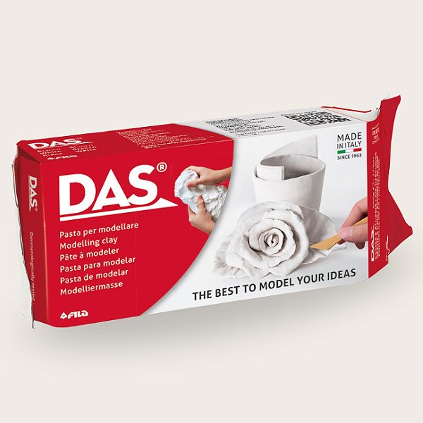 Massa de Modelar DAS Branca 500g Fila