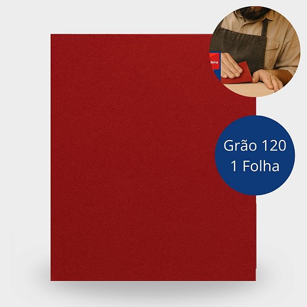 Lixa para Massa e Madeira Ref 800 Grão 120 Unitário Tigre