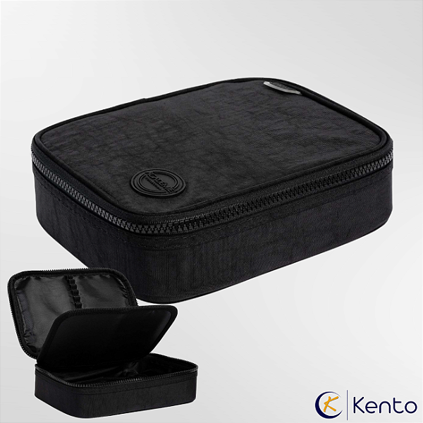 Estojo Escolar Box Academie Preto - Tilibra