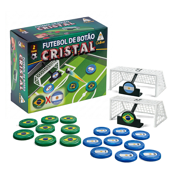Jogo Futebol de Botão Brasil x Argentina - Gulliver