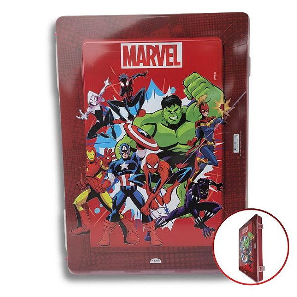 Organizador de Documentos ou Atividades Avengers Marvel Plasútil