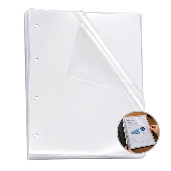 Envelope Plástico A4 4 Furos Grosso 0,15 (Unitário) - ACP