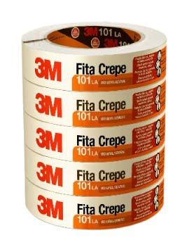 Fita Crepe 18mmx50m Pct c/6 - 3M