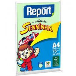 Papel Sulfite Seninha A4 Pct 100 fls - Verde