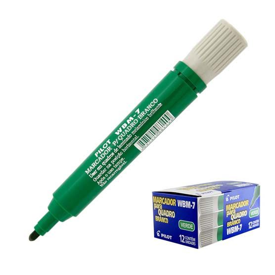 Marcador Quadro Branco Verde WBM-7 Cx 12un - Pilot