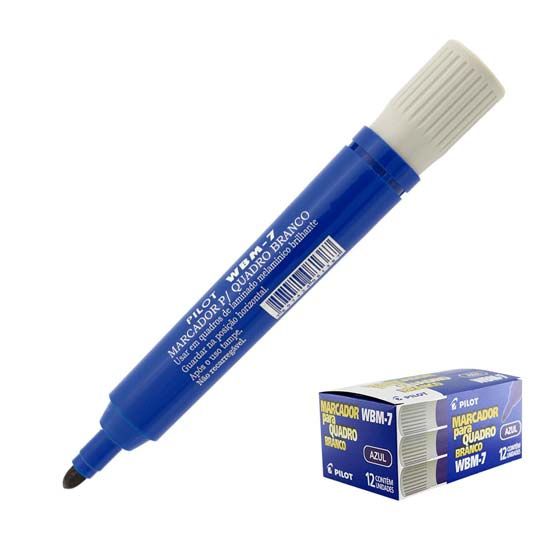 Marcador Quadro Branco Azul WBM-7 Cx 12un - Pilot
