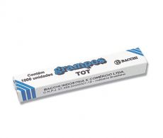 Grampo p/ grampeador 26/6 cobreado c/ 1000un – Bacchi