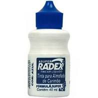 Tinta para Carimbo 40ml TC40 Azul - Radex