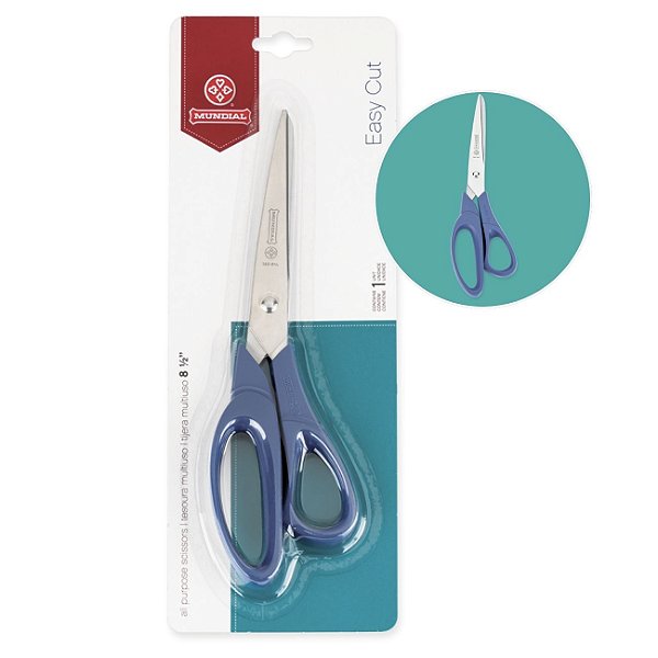 Tesoura Multiuso 8 1/2" Cortfácil Easy Cut - Mundial
