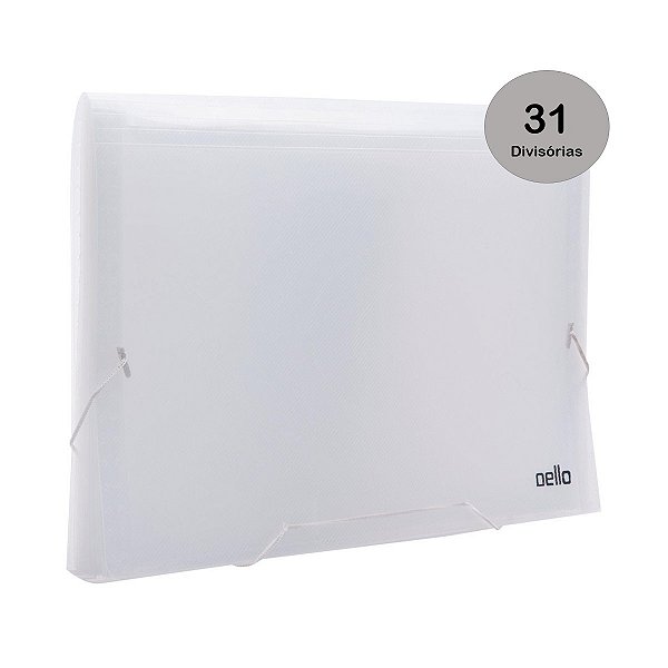 Pasta Sanfonada A4 31DV Cristal - Dello