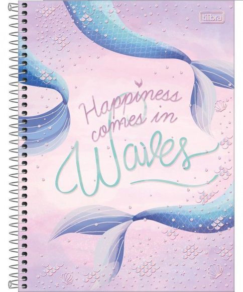 Caderno Espiral 10 Matérias 160fls - CD - Wonder - Tilibra - Cód. 8071