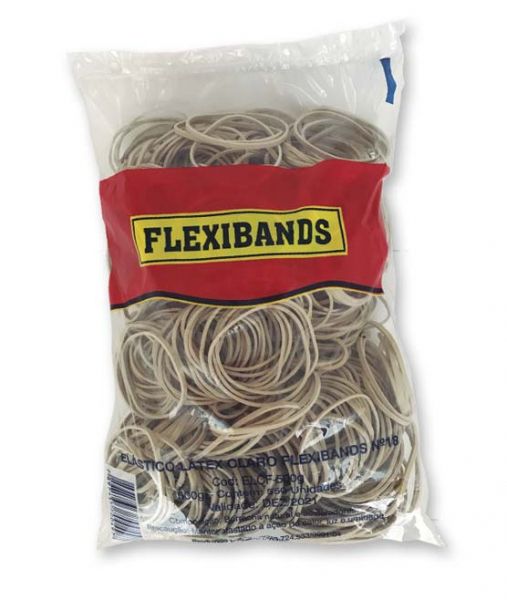 Elástico Latex N°18 Flexibands 500g - Fulgor